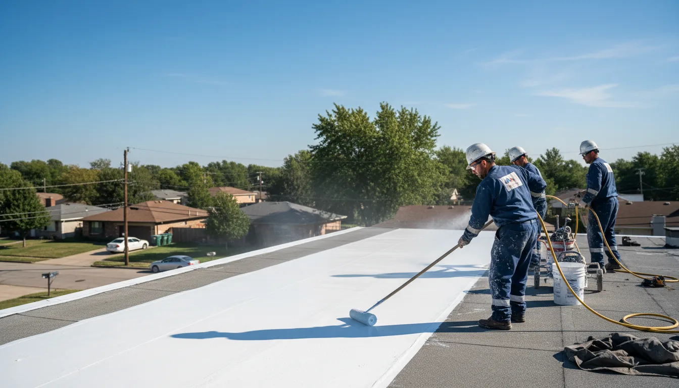 Commercial roof coating in Buena Vista, VA near me
